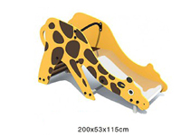 Small stainless steel slide HDPE giraffe bannel 